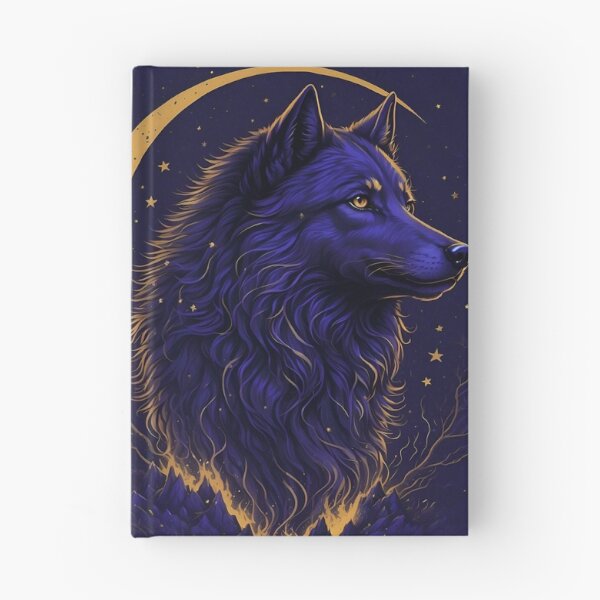 Item preview,  Starry Night Wolf  designed and sold by PolygonPinnacle.