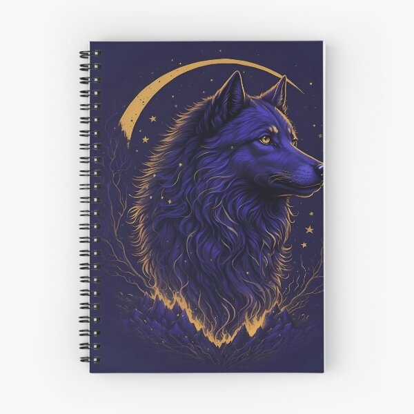 Item preview,  Starry Night Wolf  designed and sold by PolygonPinnacle.