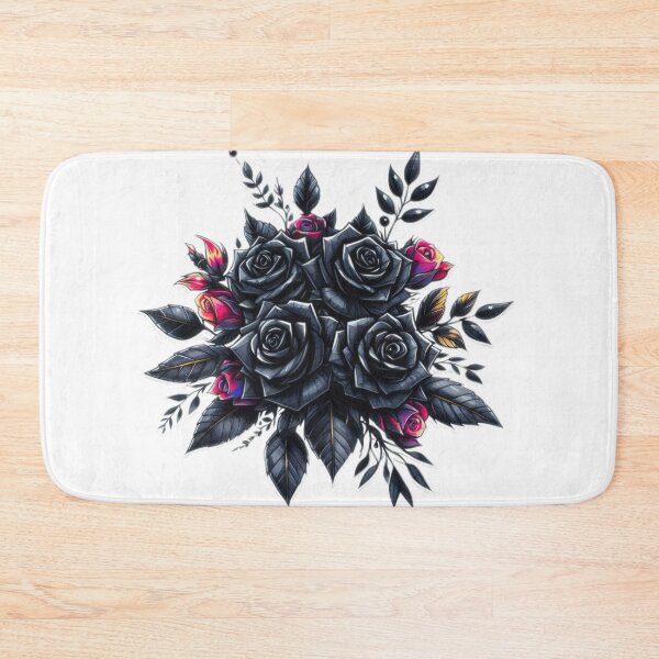 Item preview, Gothic Black Roses Bouquet valentines day goth Sticker designed and sold by Expressions-Sel.