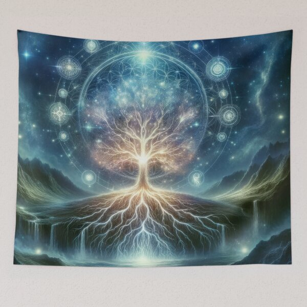 Item preview, Cosmic Tree of Life designed and sold by sweetbelle.