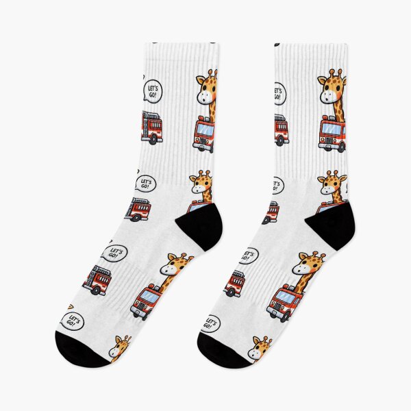 Item preview, Fire Truck Giraffe designed and sold by LemuellTrends.