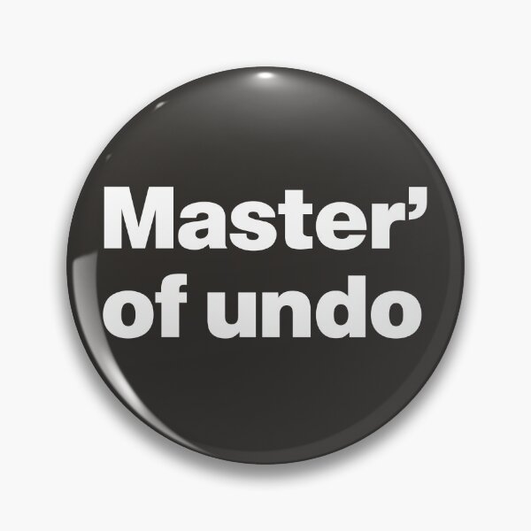 Item preview, Master of Undo - Ctrl Z Command Z designed and sold by nancycrazy.