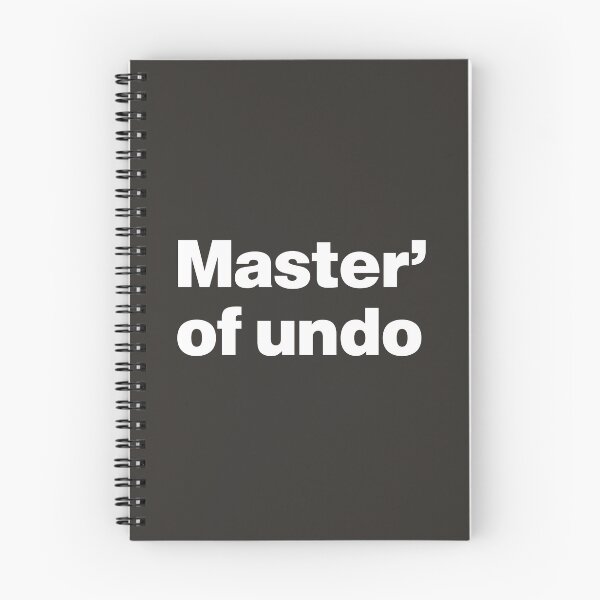 Item preview, Master of Undo - Ctrl Z Command Z designed and sold by nancycrazy.