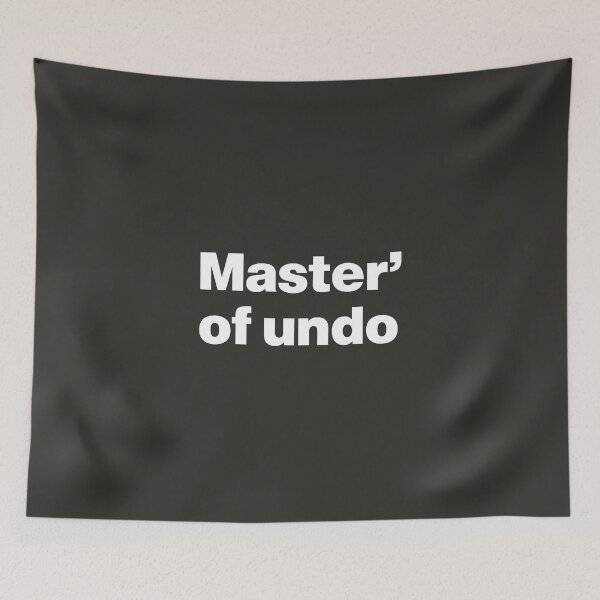 Item preview, Master of Undo - Ctrl Z Command Z designed and sold by nancycrazy.