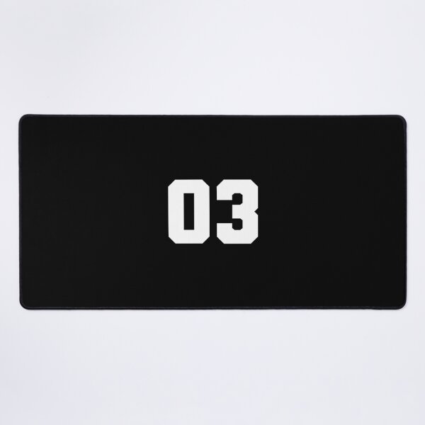 Item preview, 03, three, white, soccer league designed and sold by Numbers-Art.