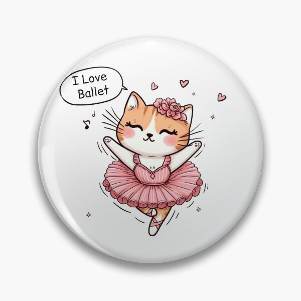 Item preview, Cute Ballet Cat designed and sold by LemuellTrends.