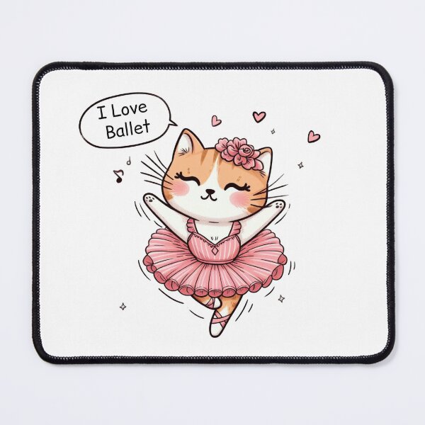 Item preview, Cute Ballet Cat designed and sold by LemuellTrends.