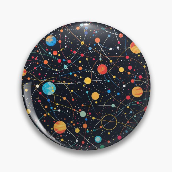 Item preview, Cosmic Cartography - Abstract Space Network Design designed and sold by Sir Meow Meow.
