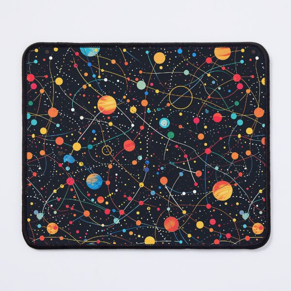 Item preview, Cosmic Cartography - Abstract Space Network Design designed and sold by Sir Meow Meow.