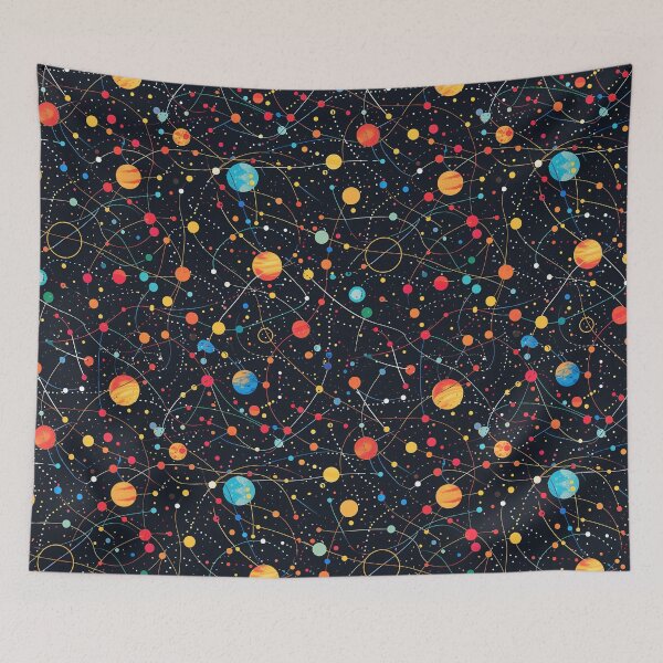 Item preview, Cosmic Cartography - Abstract Space Network Design designed and sold by Sir Meow Meow.