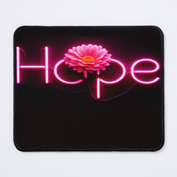 Item preview, Hope sparks resilience neon line pink designed and sold by GLORY-LIFE.