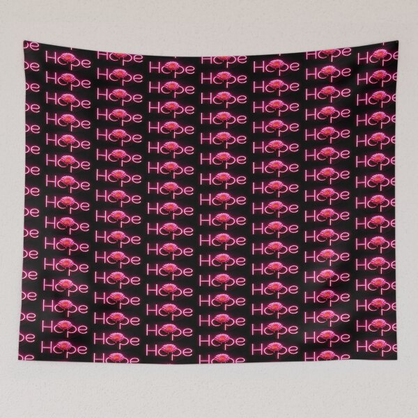 Item preview, Hope sparks resilience neon line pink designed and sold by GLORY-LIFE.