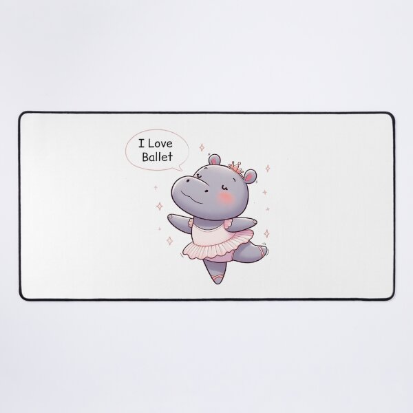 Item preview, Cute Ballet Hippo designed and sold by LemuellTrends.