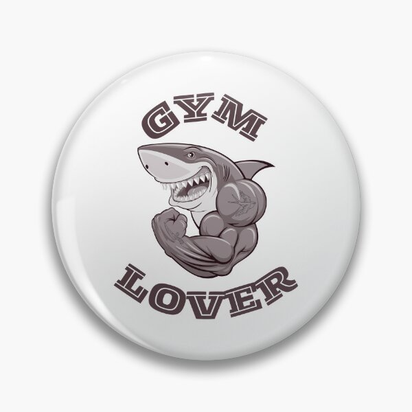 Item preview, Gym lover Shark designed and sold by mimirocker.