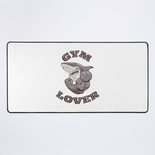 Item preview, Gym lover Shark designed and sold by mimirocker.