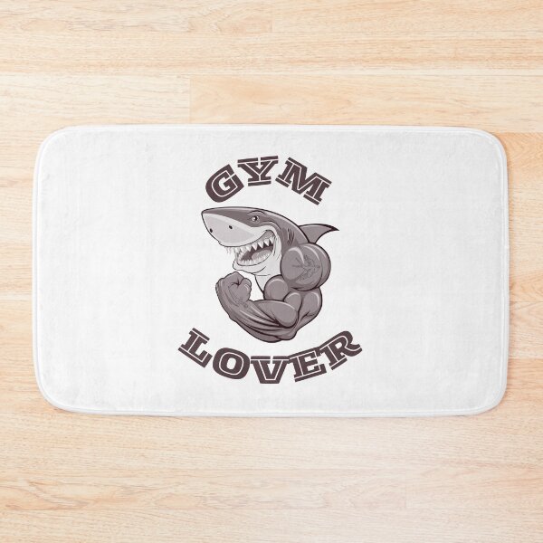 Item preview, Gym lover Shark designed and sold by mimirocker.