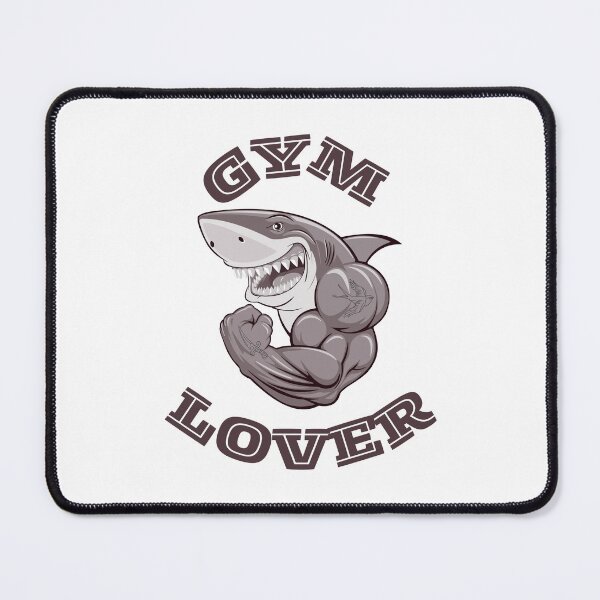 Item preview, Gym lover Shark designed and sold by mimirocker.