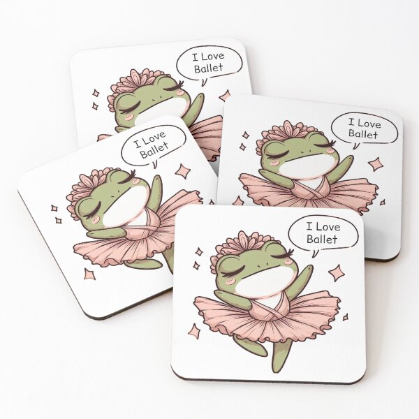 Item preview, Cute Ballet Frog designed and sold by LemuellTrends.