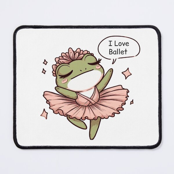 Item preview, Cute Ballet Frog designed and sold by LemuellTrends.
