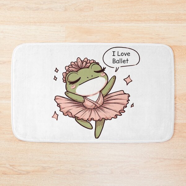 Item preview, Cute Ballet Frog designed and sold by LemuellTrends.
