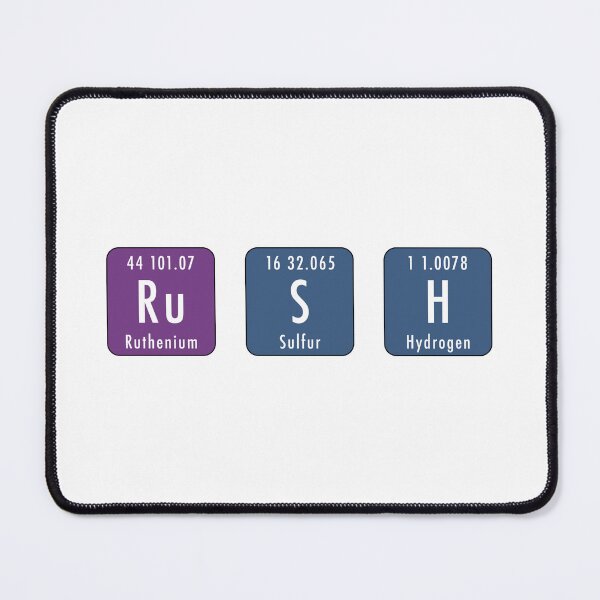 Item preview, Rush Periodic Table designed and sold by Lightspeed2112.