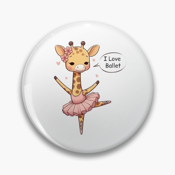 Item preview, Cute Ballet Giraffe designed and sold by LemuellTrends.