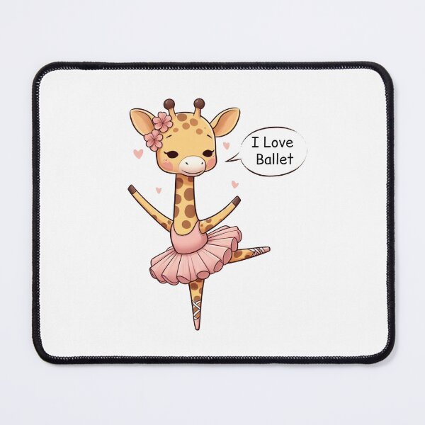 Item preview, Cute Ballet Giraffe designed and sold by LemuellTrends.