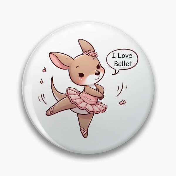 Item preview, Cute Ballet Kangaroo designed and sold by LemuellTrends.