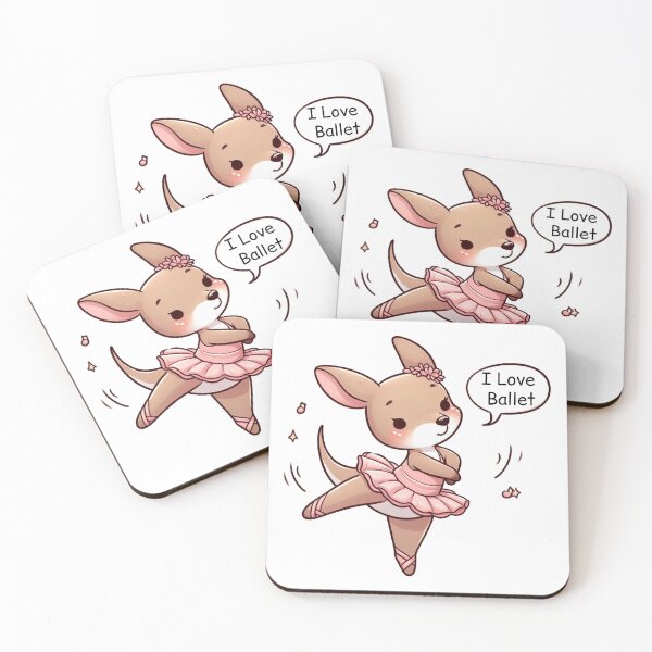 Item preview, Cute Ballet Kangaroo designed and sold by LemuellTrends.
