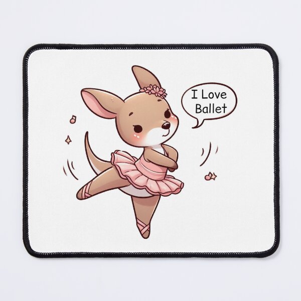 Item preview, Cute Ballet Kangaroo designed and sold by LemuellTrends.