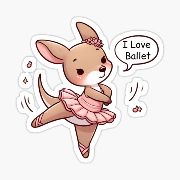 Artikel-Vorschau von Süßes Ballett-Känguru, designt und verkauft von LemuellTrends.