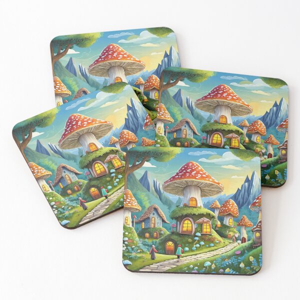Item preview, Tiny Mushroom Hamlet designed and sold by omerfdln34.