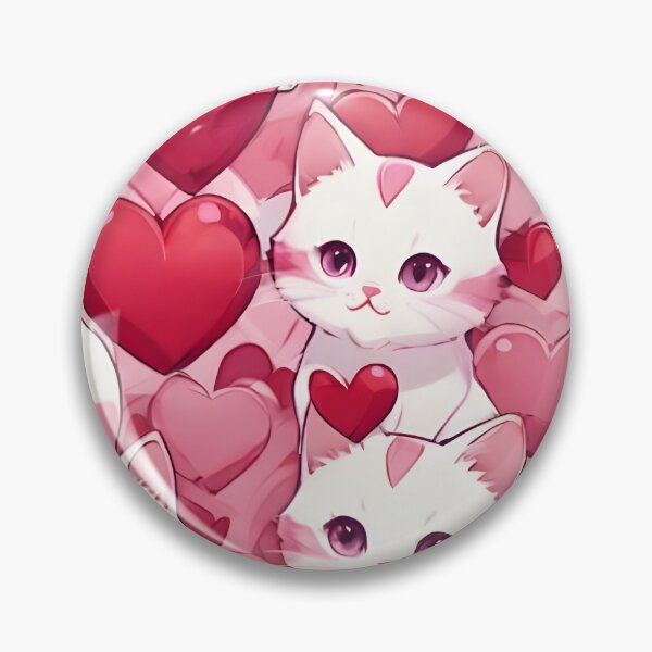 Item preview, Valentine's Day Kitten  designed and sold by Lizcorpstudio.