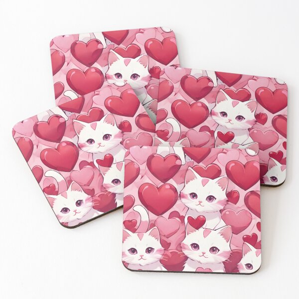 Item preview, Valentine's Day Kitten  designed and sold by Lizcorpstudio.