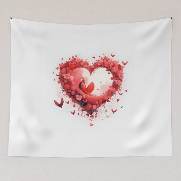 Item preview, The beautiful roses on the heart designed and sold by maii7879.