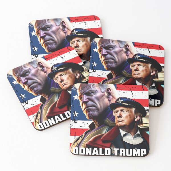 Item preview, Captain Donald Trump VS Thanos Biden #14 Make America Great Again designed and sold by CaptainTrump.