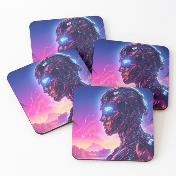 Item preview, Synthetic Sentinel: Future Tech Guardian designed and sold by Mullet Monkey.