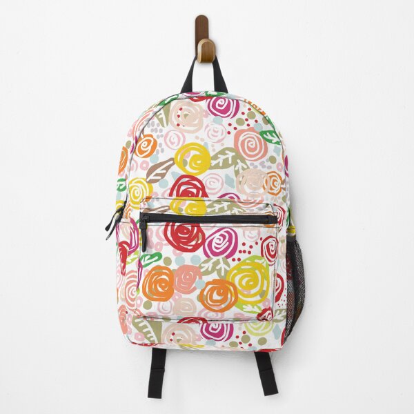 Item preview, Hand Painted Garden of Roses Surface Pattern and Abstract Background  designed and sold by jteart.