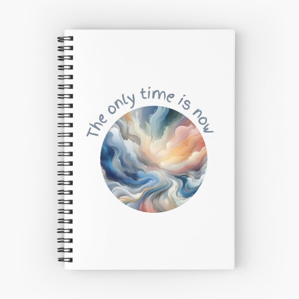 Item preview, colourful heaven cloud, Only time is now, abstract artpiece,  designed and sold by Coolparrotgirl.
