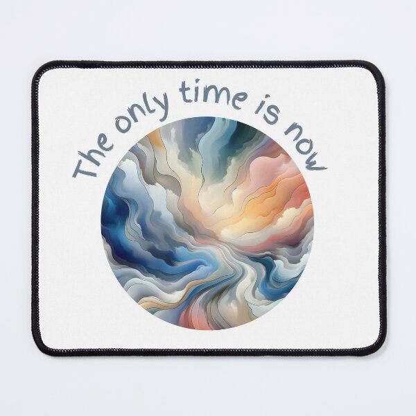 Item preview, colourful heaven cloud, Only time is now, abstract artpiece, designed and sold by Coolparrotgirl.
