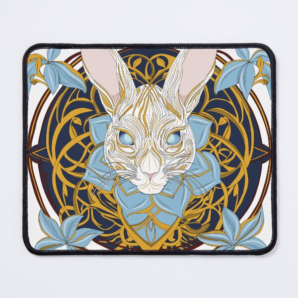 Item preview, Blue Flower Rabbit designed and sold by mythnomer.