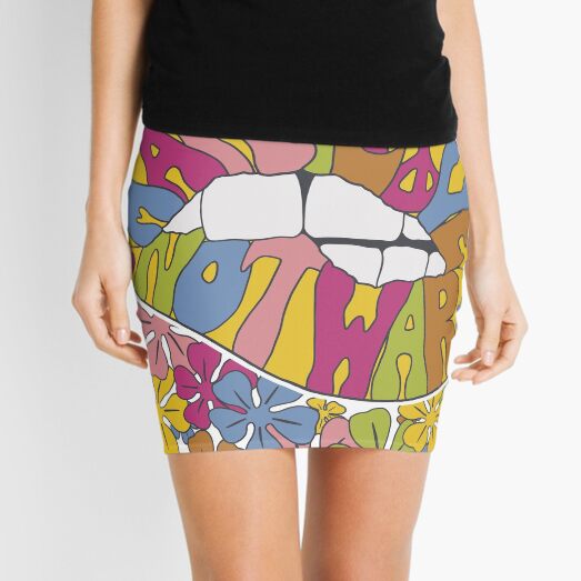 make love not war... Mini Skirt