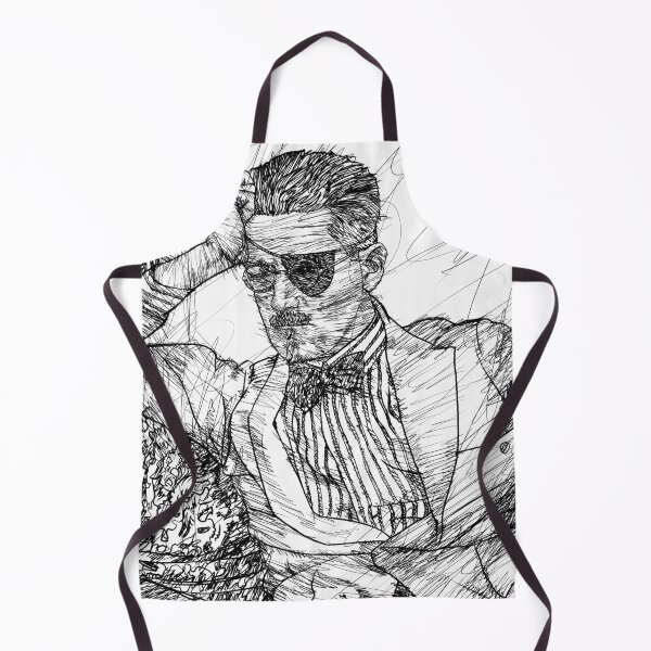 Item preview, JAMES JOYCE - ink portrait .4 designed and sold by lautir.