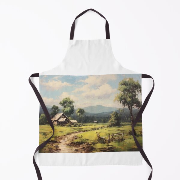 Item preview, Old House Landscape  designed and sold by Rosaliartbook.
