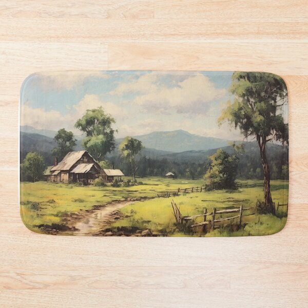 Item preview, Old House Landscape  designed and sold by Rosaliartbook.