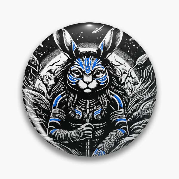 Item preview, Graphics with a rabbit in an Avatar costume from the movie "Avatar". designed and sold by PsychoBunnyShop.