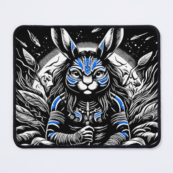 Item preview, Graphics with a rabbit in an Avatar costume from the movie "Avatar". designed and sold by PsychoBunnyShop.