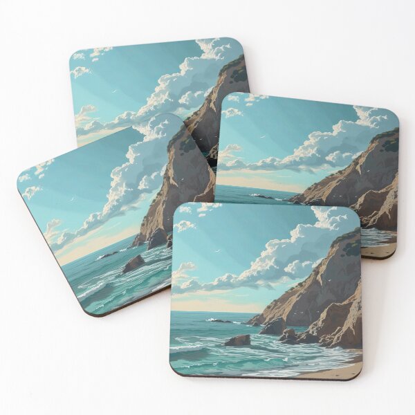 Item preview, Coastal Serenity at Big Sur designed and sold by EtherealEchoes.