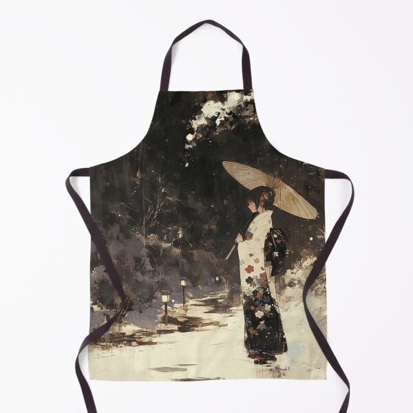 Item preview, Winter Kimono Under Moonbeams designed and sold by Retro Type.