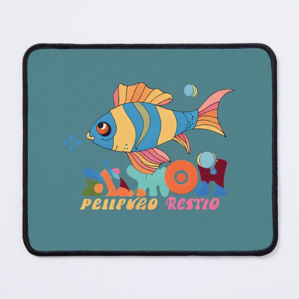 Item preview, Psychedelic Retro Fish Gibberish designed and sold by Chubuter.